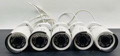 Lot of 5 Night Owl 4MP Camera Model CM-H54MPW-BU