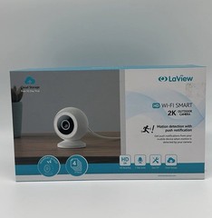 LaView 4-Pack 2K HD Outdoor/Indoor WiFi Smart Security Cameras Weatherproof NEW