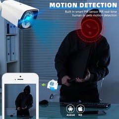 4 Camaras De Seguridad Interno 1080P CCTV Para Casa Oficina Con Vision Nocturna
