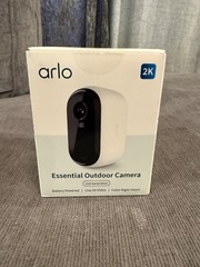 Arlo Essential 2nd Gen Wireless Security Camera– 2K HDR – Indoor/Outdoor White