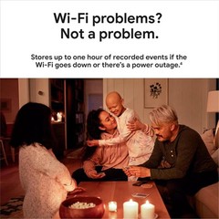 Google Nest 1080p Indoor/Outdoor Battery-Operated Security Camera 2nd Gen – 3PK