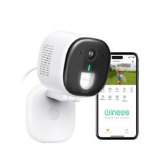 Winees outdoor indoor cloud compatible 128G SD card spotlight camera new