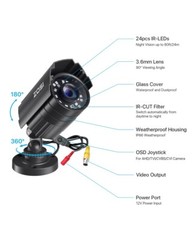 ZOSI 2MP 1080P 4in1 Security Camera Wired Home CCTV Camera Night Vision Outdoor