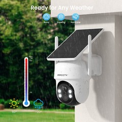 ANRAN Solar Battery Powered Wireless Security Camera System WiFi IP Outdoor Home