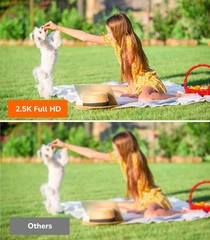 2.5K Indoor Outdoor Battery Camera, Dual-Band WiFi, Free AI Human & Pet Detec…