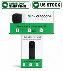 Blink Video Doorbell + Outdoor 4 Camera + Sync Module 2 Security Bundle