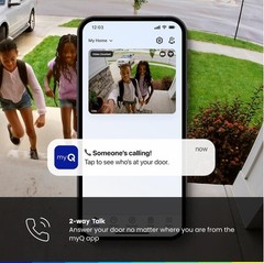 Chamberlain myQ Video Doorbell | 2K Camera, Battery/Wired, Color Night Vision