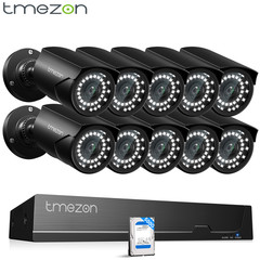 PoE 4K Security Camera System Outdoor Human/Vehicle/Pet Detection Home Security