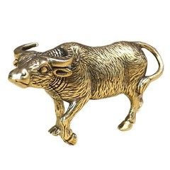 High Quality Chinese Bull Ornament Sculpture Animals Statue Ornament Copper.