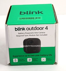 Blink Outdoor 4 Wireless Camera, Two-Way Talk, Add-On Camera Black, NEW