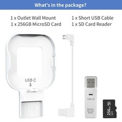 256GB MicroSD, Sync Module XR Mount, No-Drill for Blink Cameras, USB-C, Reader