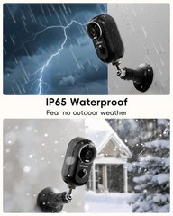 1-Pack 2K ZUMIMALL Wireless Outdoor Security Camera System for Home Security