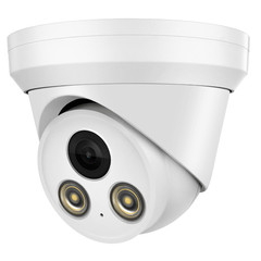 VIKYLIN 8MP Turret Security Camera 24*7 FullColor Night Vision White/Black Color