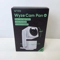 Wyze Cam Pan v4 4K Indoor Outdoor Security Camera Pan Tilt Smart Home Brand New