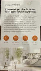 Alarm.com ADC-V515 1080p Wifi Camera HDR Video Two-Way Audio White