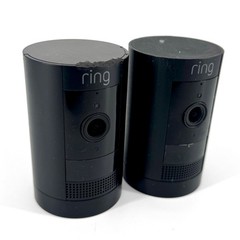LOT OF 2 Ring 5UM7E5 Stick Up Cam Security Cameras – Black (No Accessories)