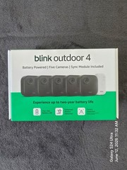 Blink Outdoor 4 Wireless smart security 5 cameras System with HD Sync Module