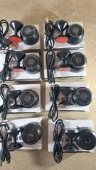 Wi-Fi IP Indoor HD Wireless Surveillance Camera Black 8 Cameras Included