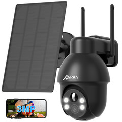 ANRAN Wireless Solar Battery Powered Wifi IP Outdoor Home Security Camera System