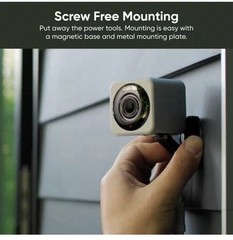 $100 Cam v4 Wi-Fi 2.5K QHD Plug-In Smart Security Camera Night Vision 1C3
