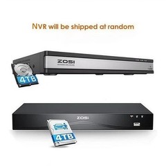 ZOSI 8CH/16CH 4K NVR 5MP POE Security Camera System AI Person Car Detection