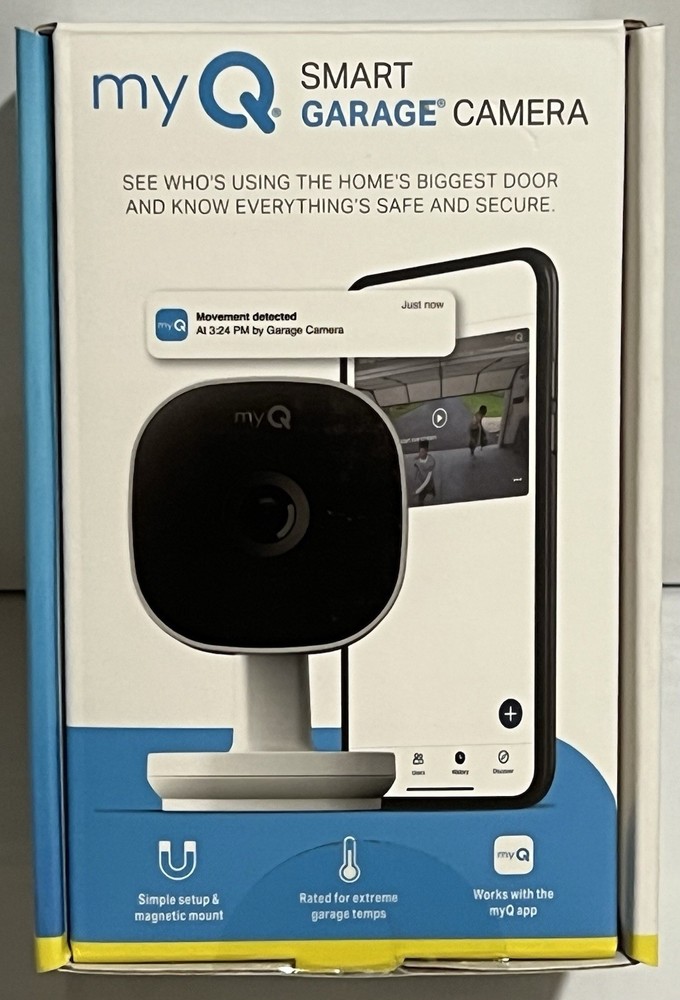 Chamberlain myQ Smart Indoor Home Camera MYQ-C13AXXW Full HD 1080p NEW