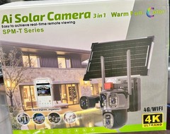 4k- 3 in 1 AI Solar camera wifi