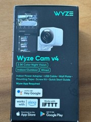 Wyze Cam v4 2.5K Indoor Outdoor Security Camera Color Night Vision New