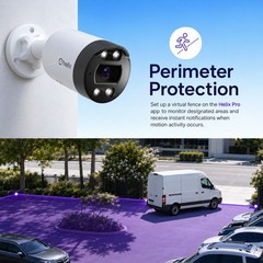 Helix 2PK 5MP PoE IP Bullet Security Cameras Human Detect 2-Way Audio Night NDAA