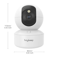 Wireless 5G WiFi Security Camera System 2K Smart Indoor Night Vision Wired Cam