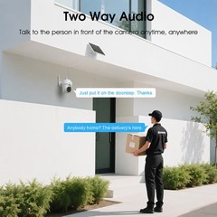 ARCCTV 4MP WiFi6 Wireless Outdoor Security Camera Solar Battery Powered PTZ Cam
