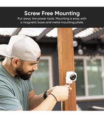 $100 Cam v4 Wi-Fi 2.5K QHD Plug-In Smart Security Camera Night Vision 1C3