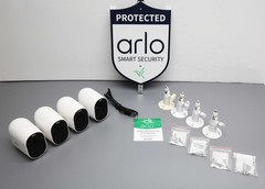 Arlo Essential VMK2430Y Spotlight 4-Camera Wireless 1080p Surveillance System