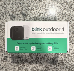Blink Outdoor 4 Wireless Wi-Fi Battery 1080p Camera w/ Sync Module, Alexa, 1