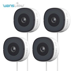 3MP 2K Window Camera, 2.4Ghz Wifi6 Indoor Security Cameras for Home 2-Way Audio