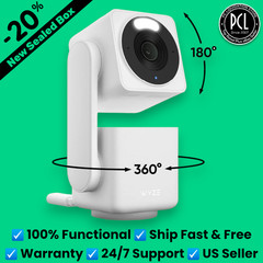 ✅ (NEW) Wyze Cam Pan v4 Indoor/Outdoor Plug-in 360° Pan and 180° Tilt Coverage ✅