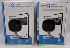 Chamberlain myQ Smart Garage & Indoor HD 1080p Indoor Wi-Fi Security Camera-NEW