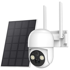 4MP Battery Solar Security Camera System Pan/Tilt WiFi Smart Security Camera