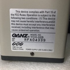 GANZ YCH-02B Security Color Camera W/ 3.5-10.5mm 24vac/12vdc TESTED!