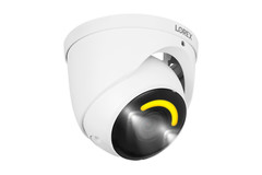 Lorex 4K+ Ultra HD 12MP Smart Security Lighting Deterrence Dome AI PoE IP Wired
