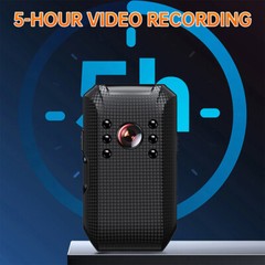 Body Camera HD 1080P Video DVR Clip IR Night Vision Cam with Free 64GB SD Card