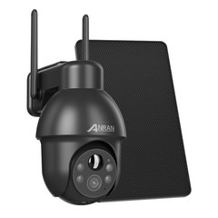 ANRAN 5MP Wireless Security Camera WiFi Solar Battery Powered Outdoor Home Audio