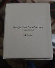 Google Nest Cam Outdoor Wired 2nd Gen Security Camera 2-Pack