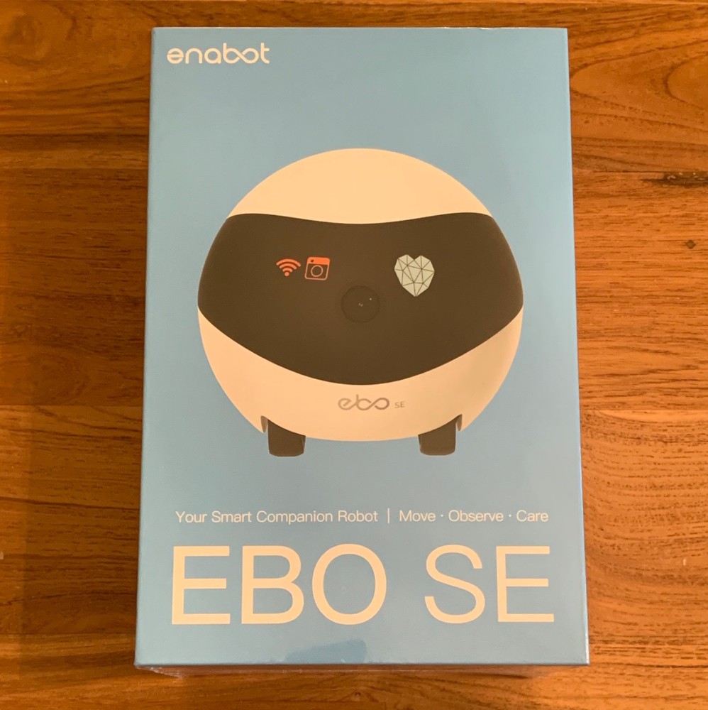 ENABOT EBO SE Automatic Smart Robot with Camera and Night Vision New Sealed