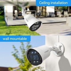 4PCS 4in1 1080P Outdoor CCTV Security Camera 100ft Night Vision Power Supply&BNC