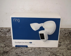 New Ring Floodlight Cam Wired Pro White / Outdoor Floodlight / Security Camera