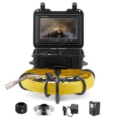Sewer Camera 230ft 9″ Screen with DVR, 12 LED Lights, IP68