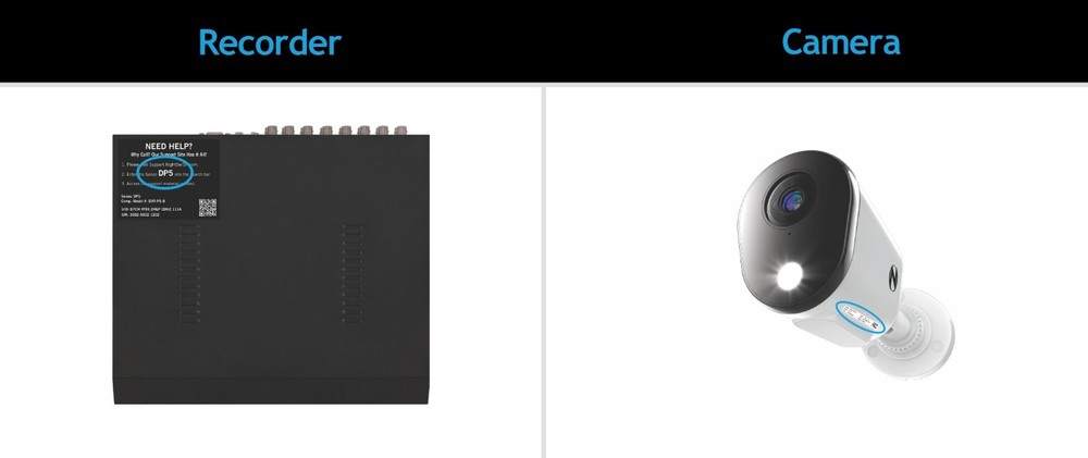 Night Owl CM-FTD4LS-B 2K 2560×1440 (4MP) Wired Add-on Camera with Spotlight ™