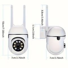 2PCS Security Camera System 2.4G WiFi Smart Outdoor Night Vision 1080P Cam US~