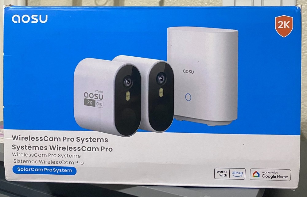WirelessCam Pro Systems Home , True 2K HD Night Vision, No Subscription NEW